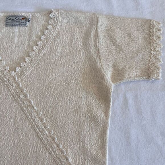 Vintage Cotton Salsa Crochet Knit Skirt Set - Picture 6 of 9